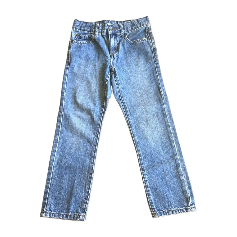 The Children's Place Boys Jeans Size 6 Straight Leg Blue Denim